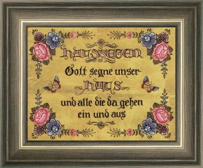 Blumenspruch Gold 