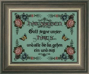 Blumenspruch Blau 