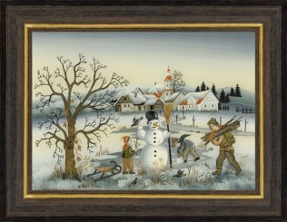 Schneemannserie Platzer Winter 