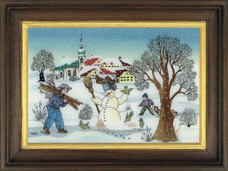 Schneemannserie Winter 