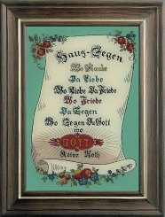 Spruchrolle 5 Blau 
