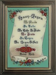 Spruchrolle 6 Blau 