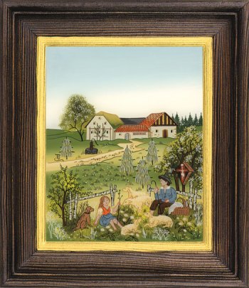 Postkartenserie hoch groß Frühling 