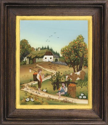Postkartenserie hoch groß Herbst 