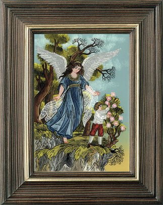 Schutzengel Ablinger Bub 3 Blau 