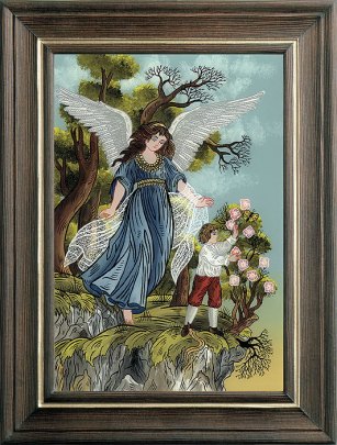 Schutzengel Ablinger Bub 5 Blau 