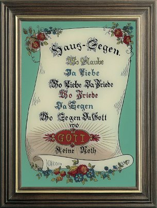 Spruchrolle 6 Blau 