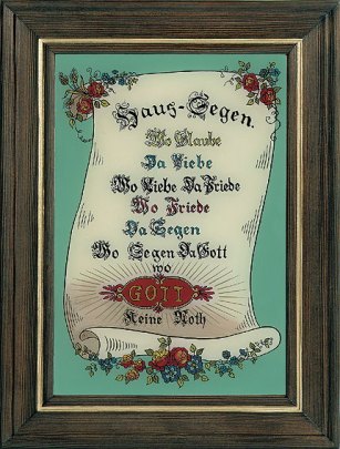 Spruchrolle 4 Blau 